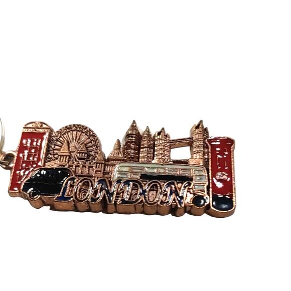 London England Metal Keychain Big Ben Souvenir - Picture 5 of 6